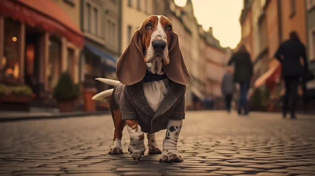 Fashionable Attire for Your Basset Hound