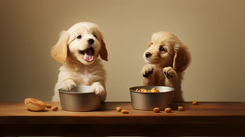 Feeding and Nutrition: How to Keep Both Pups Healthy